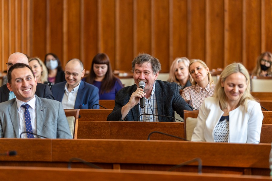 Spotkanie z kadrą Kujawsko-Pomorskiej Szkoły Internetowej, fot. Szymon Zdziebło/tarantoga.pl dla UMWKP