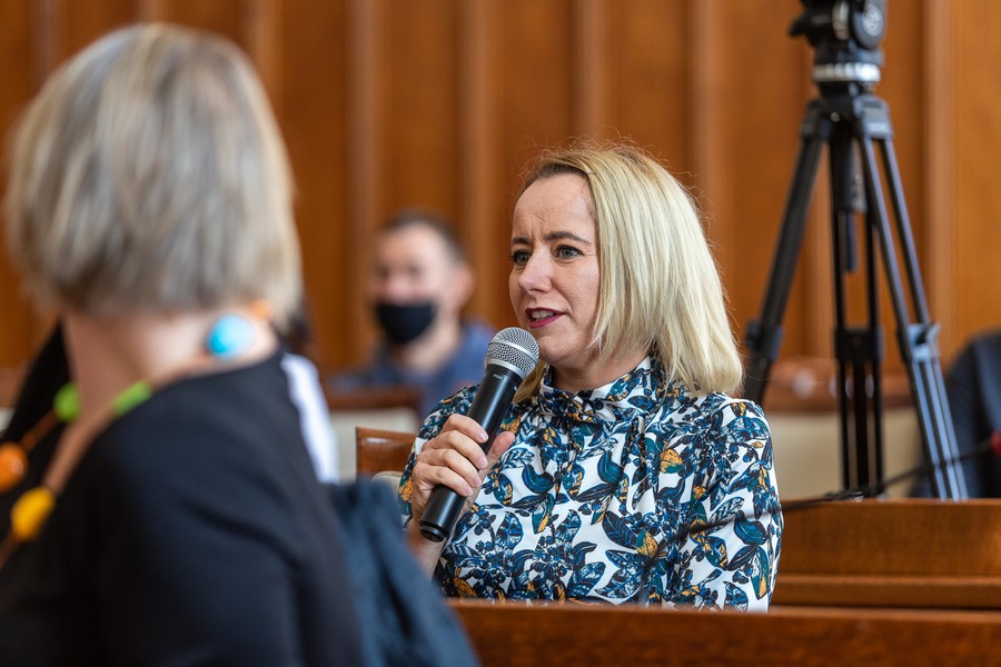 Spotkanie z kadrą Kujawsko-Pomorskiej Szkoły Internetowej, fot. Szymon Zdziebło/tarantoga.pl dla UMWKP