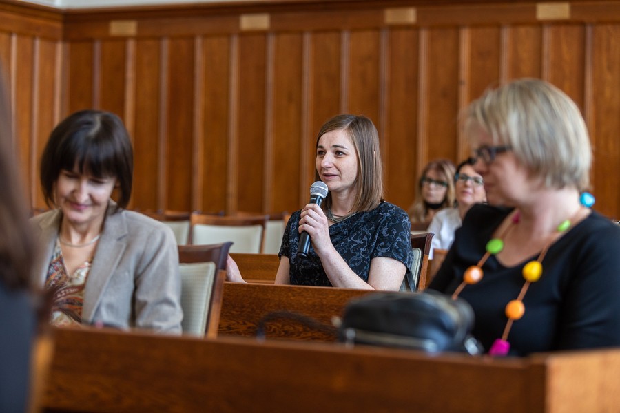 Spotkanie z kadrą Kujawsko-Pomorskiej Szkoły Internetowej, fot. Szymon Zdziebło/tarantoga.pl dla UMWKP