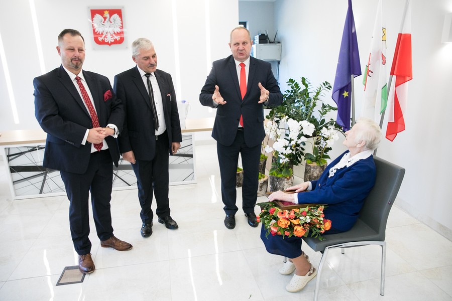 Uroczystość wręczenia medalu Unitas Durat pani Marii Gronowskiej, fot. Andrzej Goiński/UMWKP
