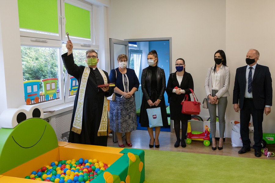 Otwarcie klubu dziecięcego w Radzyniu Chełmińskim, fot. Mikołaj Kuras dla UMWKP