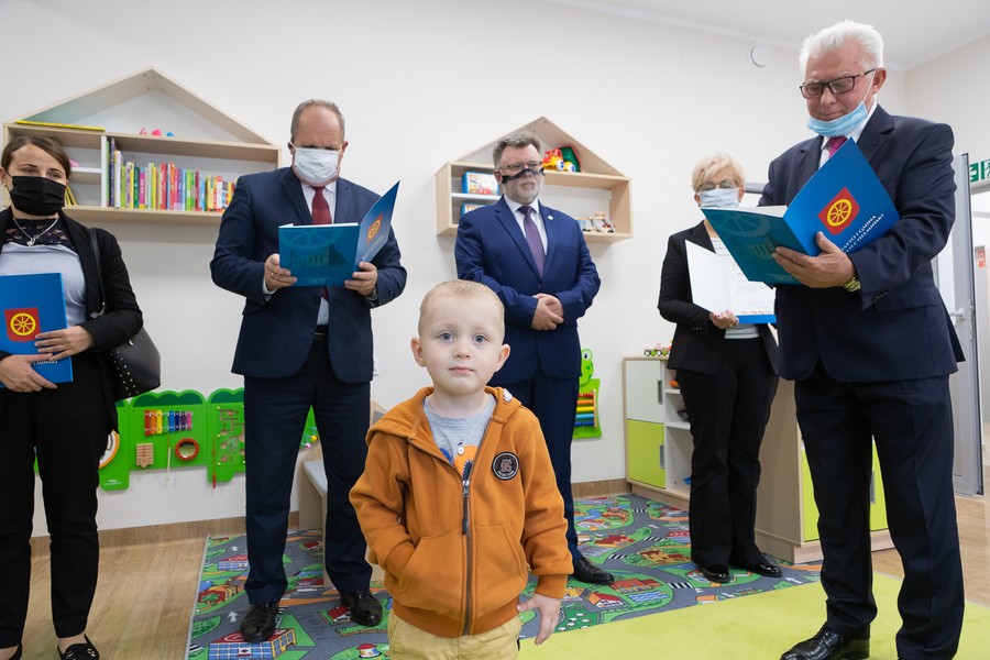 Otwarcie klubu dziecięcego w Radzyniu Chełmińskim, fot. Mikołaj Kuras dla UMWKP