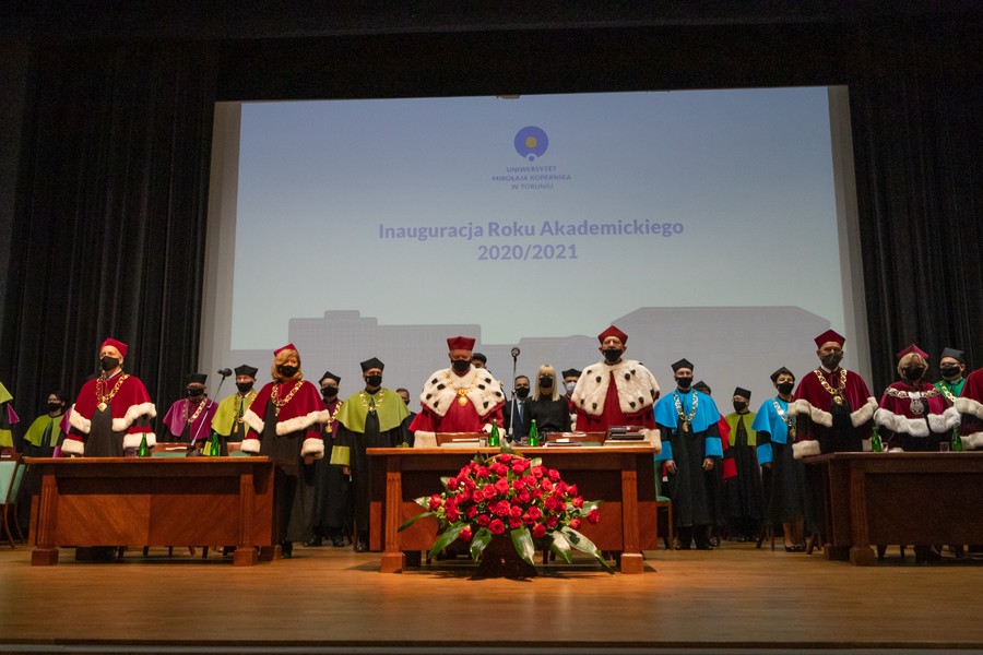 Inauguracja roku akademickiego 2020/2021 na UMK, fot. Mikołaj Kuras dla UMWKP