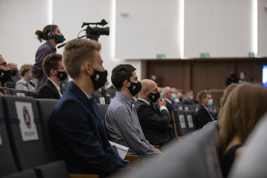 Inauguracja roku akademickiego 2020/2021 na UMK, fot. Mikołaj Kuras dla UMWKP