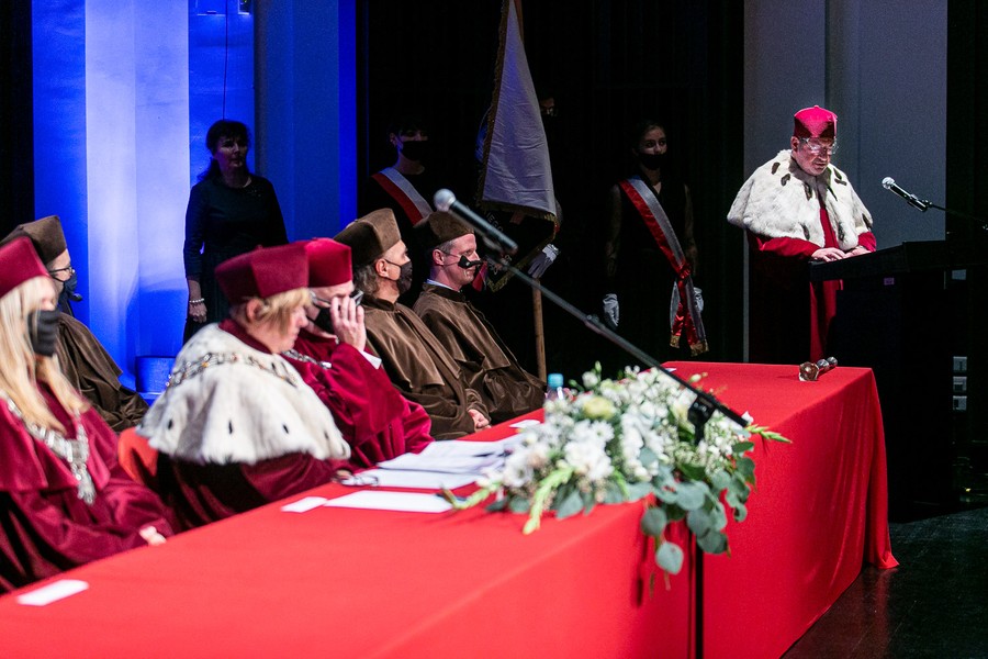 Inauguracja w Akademii Muzycznej im. Feliksa Nowowiejskiego w Bydgoszczy, fot. Filip Kowalkowski dla UMWKP