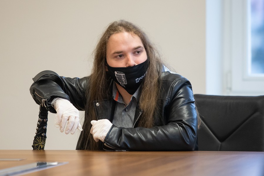 Wizyta Kamila Czeszela w Urzędzie Marszałkowskim, fot. Mikołaj Kuras dla UMWKP