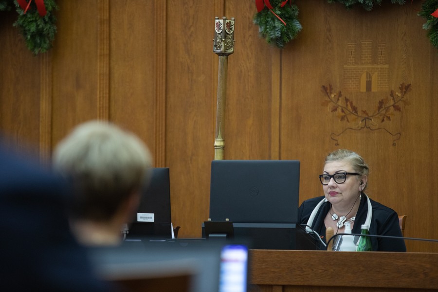 Sesja sejmiku województwa z 21 grudnia 2020 roku, fot. Mikołaj Kuras dla UMWKP