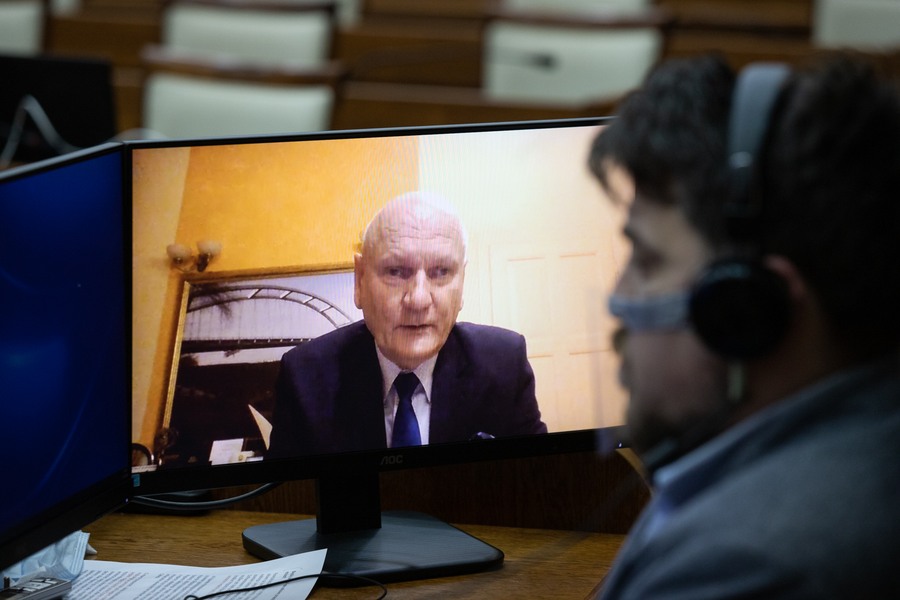 Sesja sejmiku województwa z 21 grudnia 2020 roku, fot. Mikołaj Kuras dla UMWKP