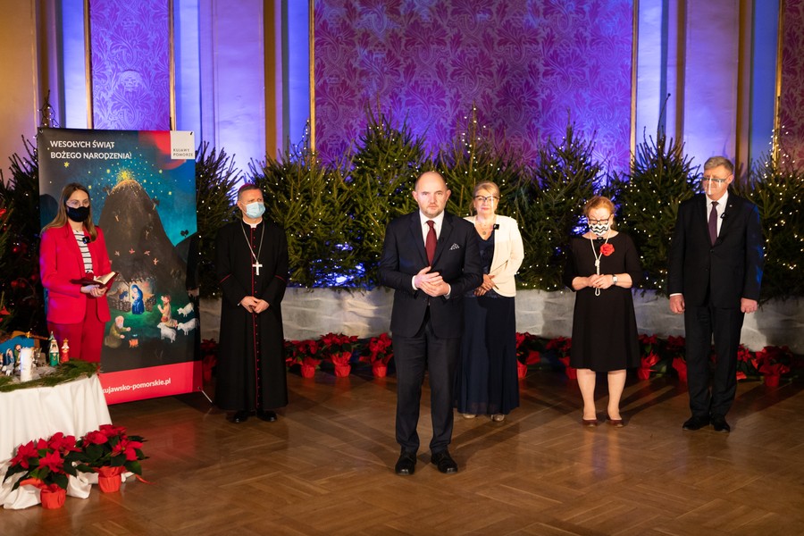 Samorządowa Wigilia w Dworze Artusa, fot. Mikołaj Kuras dla UMWKP