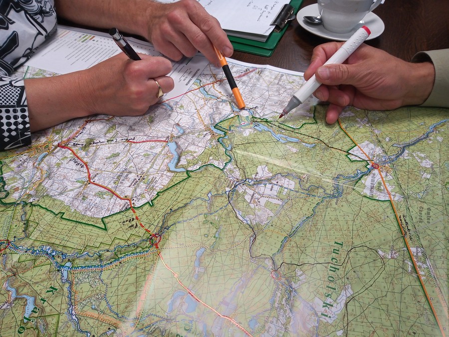 Tucholski Park Krajobrazowy - wizja lokalna fot. Jacek Zdrojewski