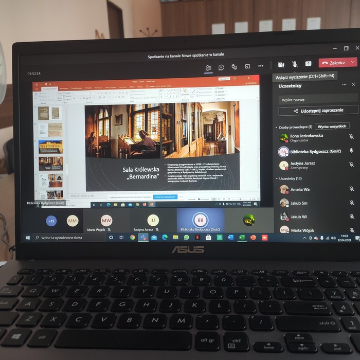 Prezentacja o Bibliotece Bernardynów, fot. Ilona Jeziorkowska