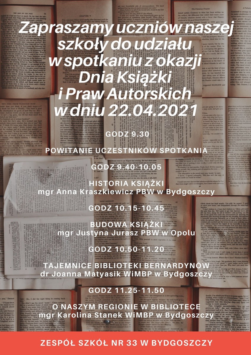 Plakat informujący o akcji, wyk. Małgorzata Ziętara