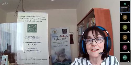 Prelegentka Ewa Bedełek