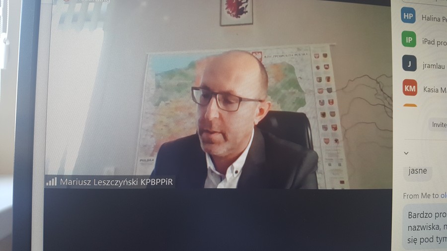 Mariusz Leszczyński - posiedzenie plenarne K-P WRDS