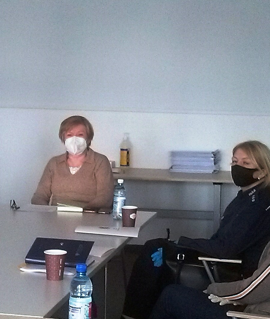 Spotkanie podsumowujące zespołu autorskiego do opracowania projektu pn. „Wojewódzki program przeciwdziałania przemocy w rodzinie dla województwa kujawsko-pomorskiego na lata 2021-2026”, Toruń, 22.02.2021 r. fot. Biuro Wsparcia Rodziny i Przeciwdziałania Przemocy