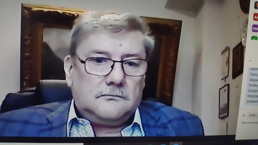 Andrzej Arndt podczas Prezydium K-P WRDS, fot. Beata Wiśniewska