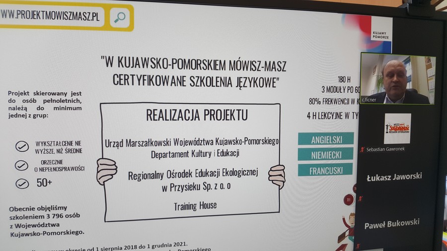 p. Cz. Ficner, Dyrektor Departamentu Edukacji UM WKP