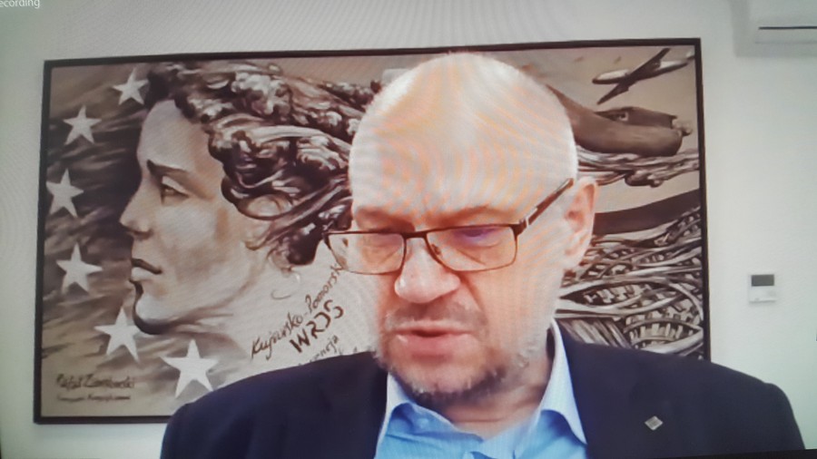 Roman Rogalski, Wiceprzewodniczący K-P WRDS podczas posiedzenia Prezydium K-P WRDS, fot. Beata Wiśniewska