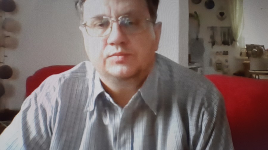 Piotr Hadrysiak - Wiceprzewodniczący K-P WRDS podczas posiedzenia Prezydium K-P WRDS, fot. Beata Wiśniewska