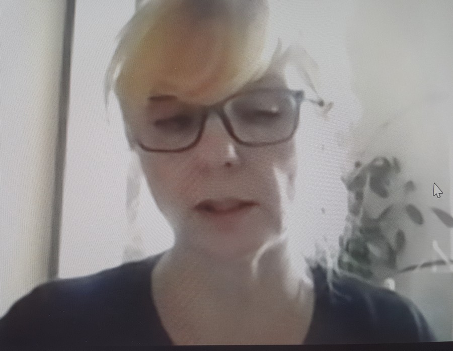 Pani Katarzyna Florek, Przewodnicząca OIPIP podczas posiedzenia Zespołu, fot. Jarosław Łączny