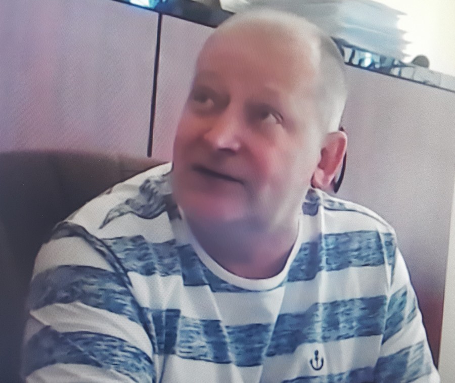 Pan Sławomir Wittkowicz podczas zdalnego posiedzenia K-P WRDS