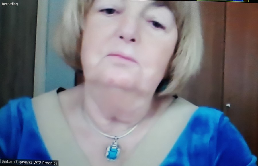 p. Barbara Tuptyńska podczas posiedzenia Zespołów działających przy K-P WRDS, fot. Beata Wiśniewska