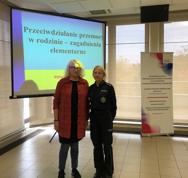 Szkolenie „Przeciwdziałanie przemocy – zagadnienia elementarne”, Toruń, 19 października 2021 r. fot. Biura Wsparcia Rodziny i Przeciwdziałania Przemocy