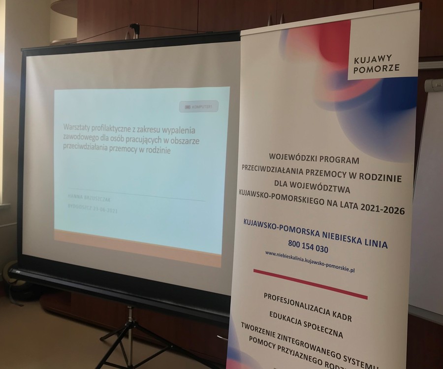 Warsztaty zapobiegające wypaleniu zawodowemu, Bydgoszcz, 23.06.2021 r., fot. Biuro Wsparcia i Przeciwdziałania Przemocy,