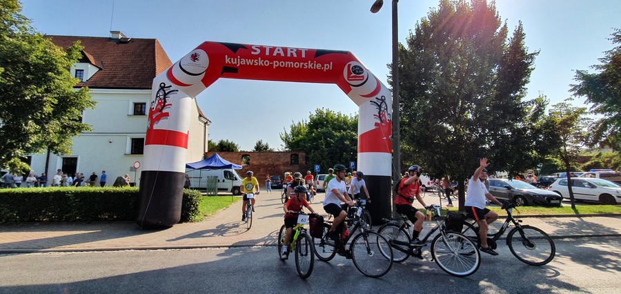Jakubowa Sztafeta Rowerowa. Etap 1. Brodnica. 2021.07.24 fot. Mikołaj Kuras