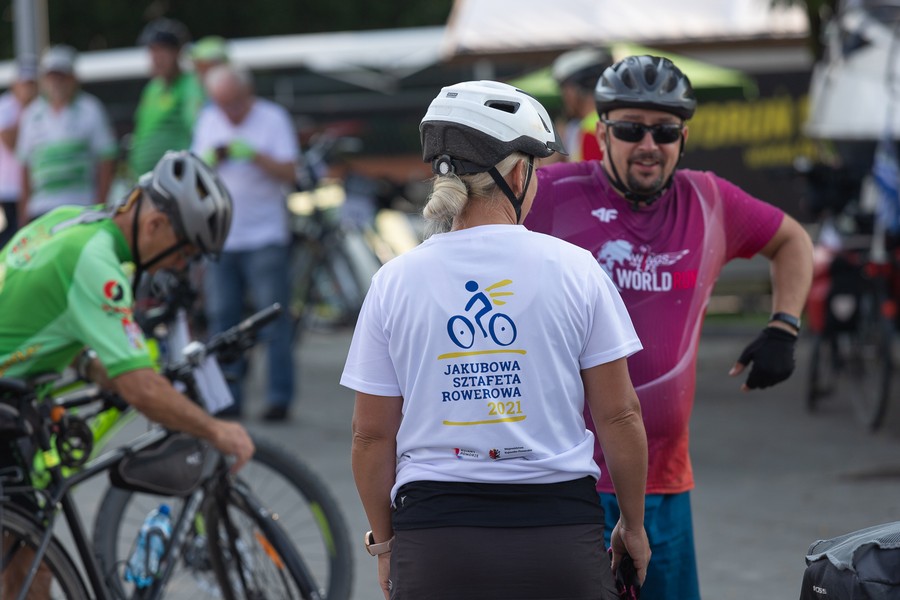 Jakubowa Sztafeta Rowerowa. Etap 2. Toruń 3. 2021.07.25 fot. Mikołaj Kuras