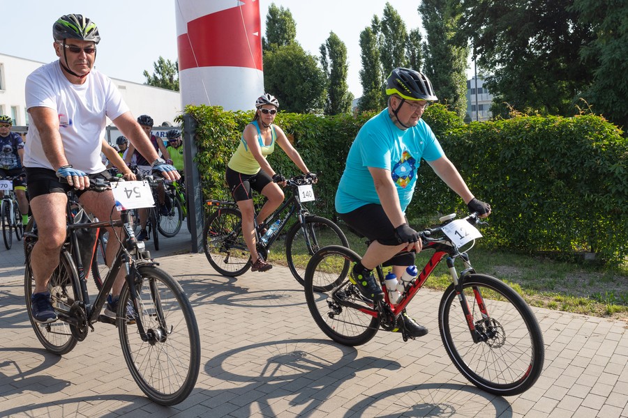 Jakubowa Sztafeta Rowerowa. Etap 2. Toruń 5. 2021.07.25 fot. Mikołaj Kuras