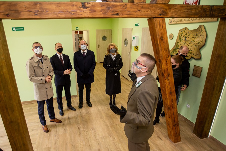 Otwarcie Ośrodka Edukacji Przyrodniczej Krajeńskiego Parku Krajobrazowego, fot. Filip Kowalkowski dla UMWK-P