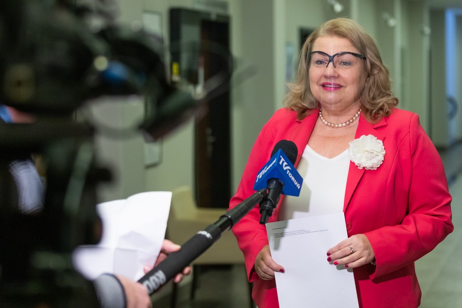 Sesja sejmiku województwa kujawsko-pomorskiego, 8 lutego 2021, fot. Mikołaj Kuras dla UMWKP