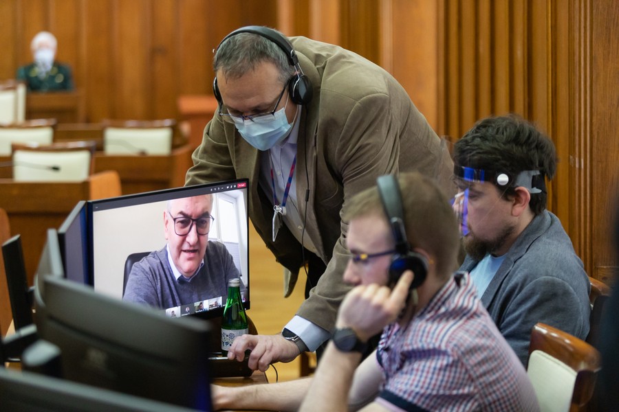 Sesja sejmiku województwa kujawsko-pomorskiego, 8 lutego 2021, fot. Mikołaj Kuras dla UMWKP