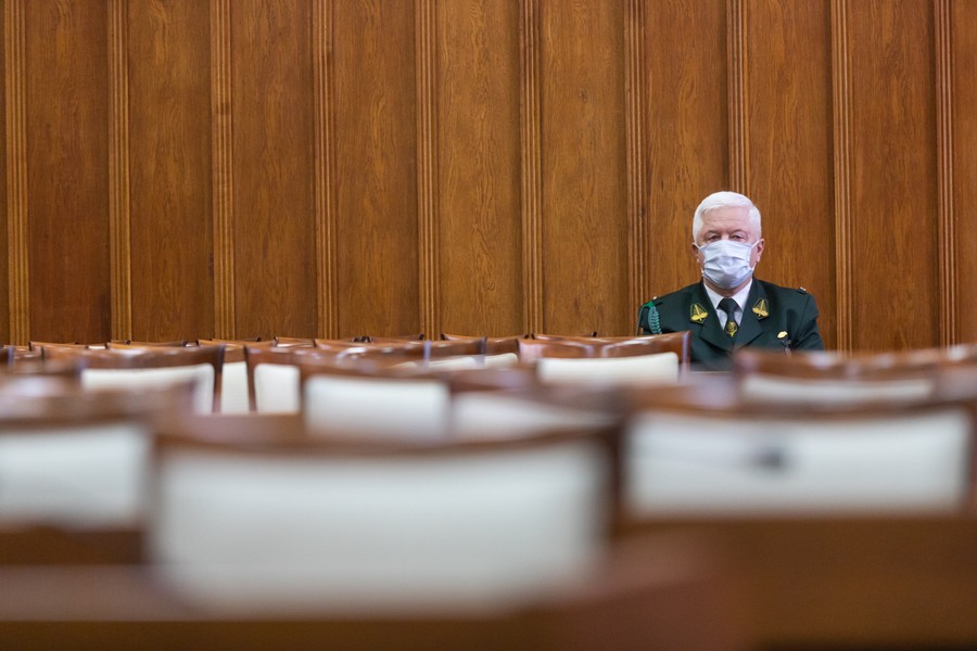 Sesja sejmiku województwa kujawsko-pomorskiego, 8 lutego 2021, fot. Mikołaj Kuras dla UMWKP