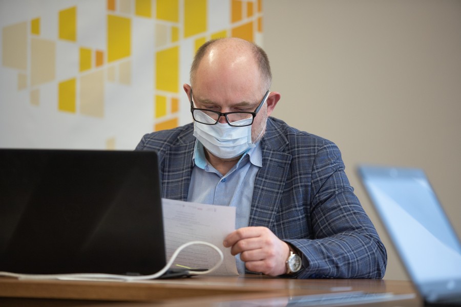 Posiedzenie Komitetu Monitorującego, 11 marca 2021 r. fot. Mikołaj Kuras dla UMWKP