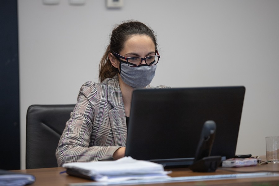 Posiedzenie Komitetu Monitorującego, 11 marca 2021 r. fot. Mikołaj Kuras dla UMWKP