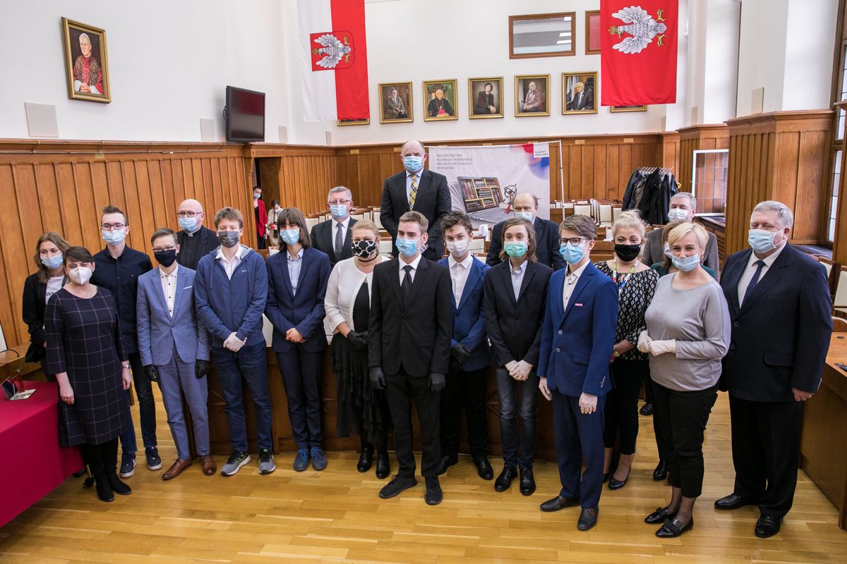 Spotkanie w prymusami Pomorza i Kujaw, fot. Andrzej Goiński/UMWKP