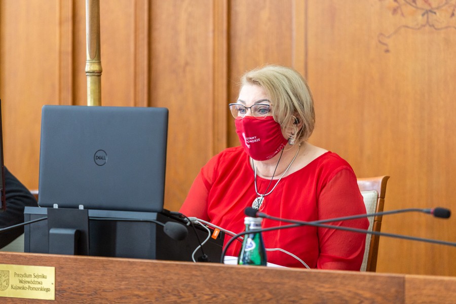 Sesja sejmiku województwa 26.04.21, fot. Szymon Zdziebło/tarantoga.pl dla UMWKP