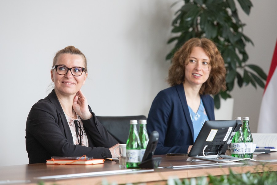 Spotkanie marszałka z żołnierzami amerykańskimi, fot. Mikołaj Kuras dla UMWKP