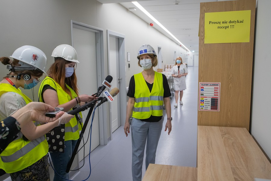 Wojewódzki Szpital Zespolony w Toruniu 14.05.21, fot. Mikołaj Kuras dla UMWKP