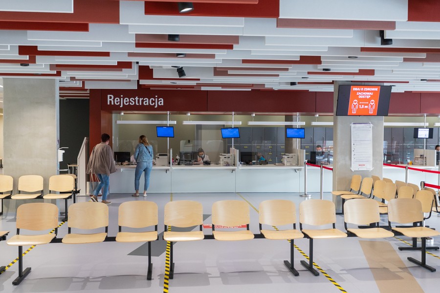 Wojewódzki Szpital Zespolony w Toruniu 14.05.21, fot. Mikołaj Kuras dla UMWKP