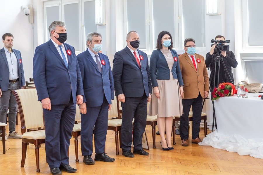 Uroczystość 70. rocznicy połączenia Golubia i Dobrzynia, fot. Szymon Zdziebło/tarantoga.pl dla UMWKP