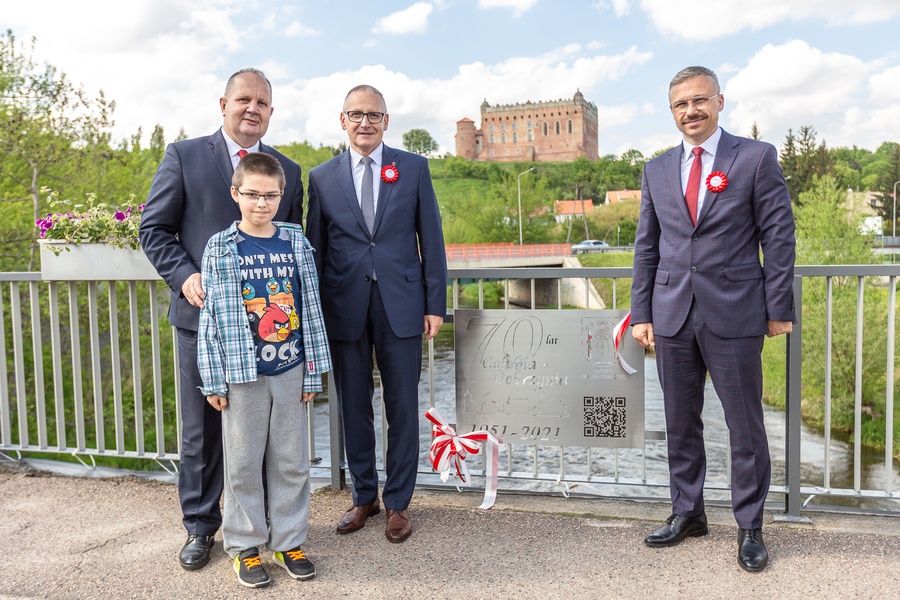 Uroczystość 70. rocznicy połączenia Golubia i Dobrzynia, fot. Szymon Zdziebło/tarantoga.pl dla UMWKP