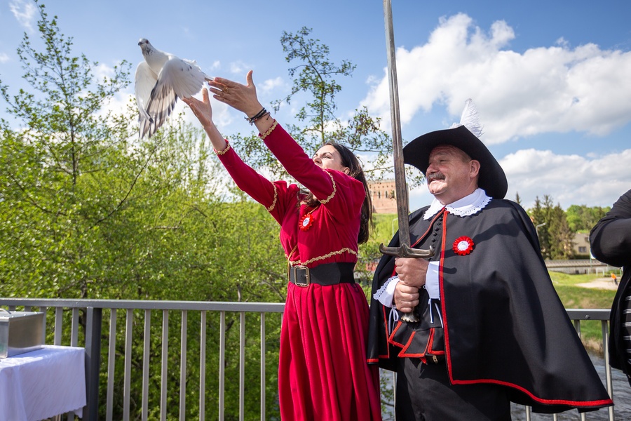 Uroczystość 70. rocznicy połączenia Golubia i Dobrzynia, fot. Szymon Zdziebło/tarantoga.pl dla UMWKP