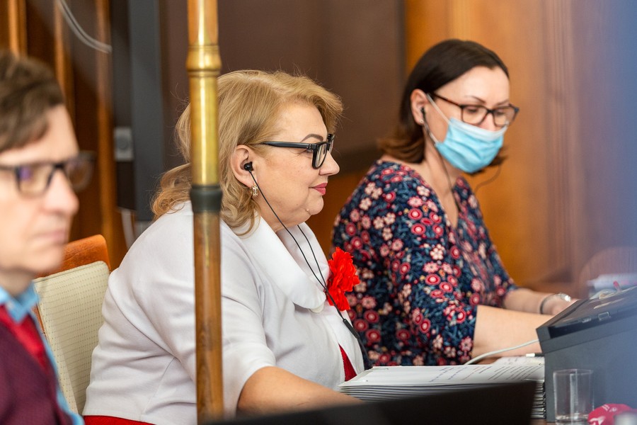 Sesja absolutoryjna sejmiku, 24 maja 2021, fot. Szymon Zdziebło/tarantoga.pl dla UMWKP