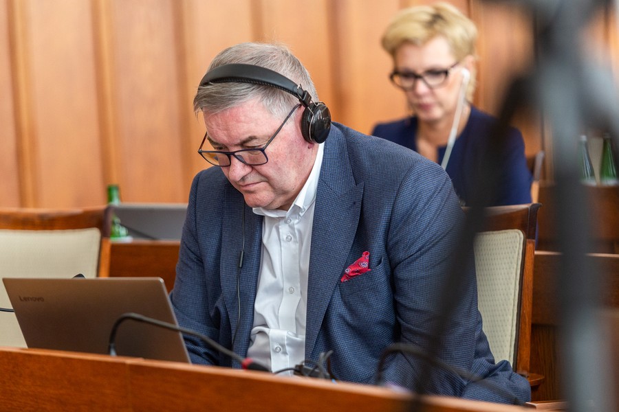 Sesja absolutoryjna sejmiku, 24 maja 2021, fot. Szymon Zdziebło/tarantoga.pl dla UMWKP