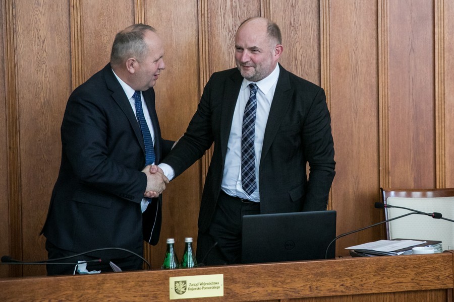 Sesja absolutoryjna sejmiku województwa, 24 maja 2021, fot. Andrzej Goiński/UMWKP