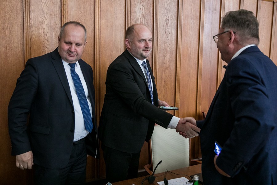 Sesja absolutoryjna sejmiku województwa, 24 maja 2021, fot. Andrzej Goiński/UMWKP