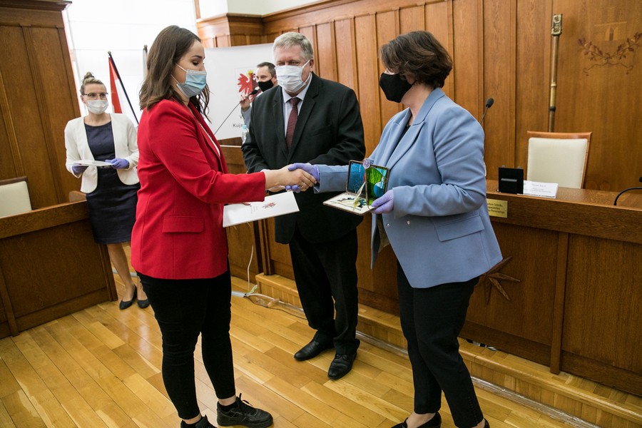 Gala wręczenia stypendium w programie Prymusi Zawodu Kujaw i Pomorza II, fot. Andrzej Goiński/UMWKP